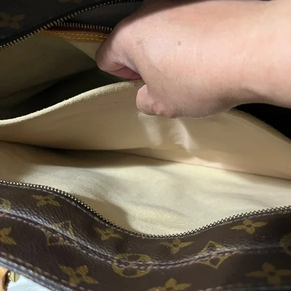 Louis Vuitton Brown and Tan Shopping Tote - Picture 6 of 16